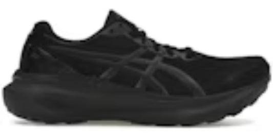 Men Sneakers Gel Kayano 30 Triple Black Plain Takkies