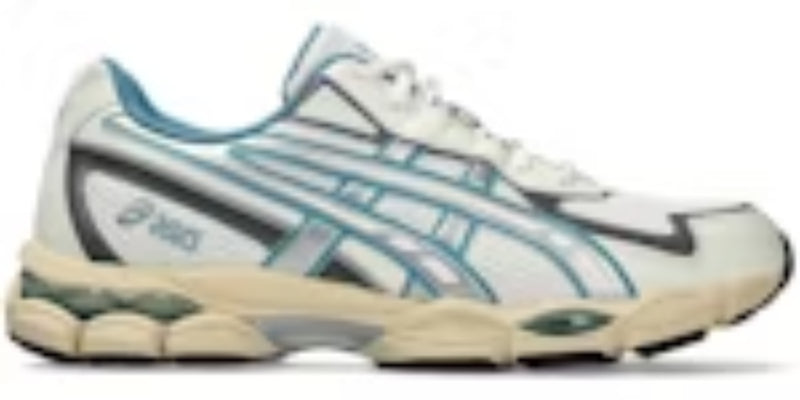 Men Sneakers Gel NYC 2055 Cream Blue Teal Takkies Sale Online