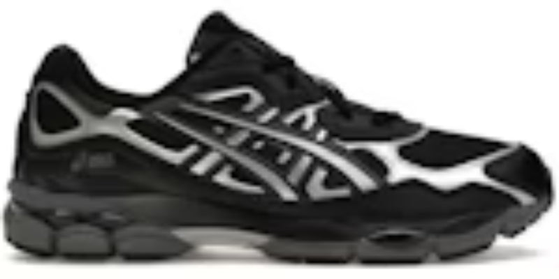 Men Sneakers Gel NYC Black Graphite Grey Slip On Takkies