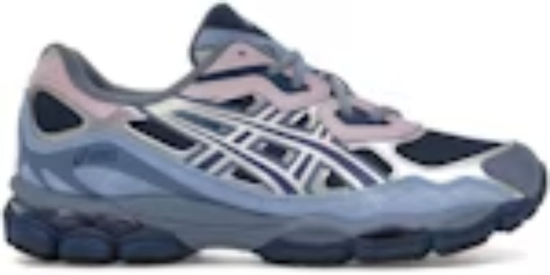 Men Sneakers Gel NYC Blue Pink Silver Best Takkies Running