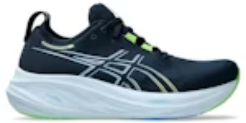 Men Sneakers Gel Nimbus 26 French Blue Electric Lime Running Takkies