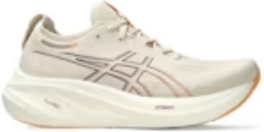Women Sneakers Gel Nimbus 26 Oatmeal Faded Orange Sport Takkies