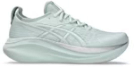 Men Sneakers Gel Nimbus 27 Pure Aqua White Classic Takkies