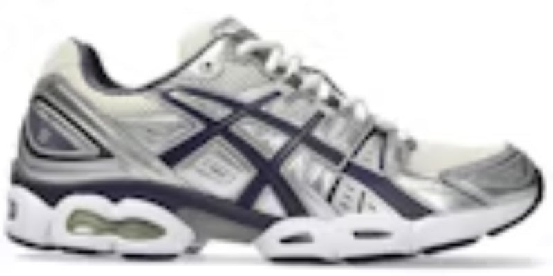 Men Sneakers Gel Nimbus 9 Oatmeal Indigo Fog Best Running Takkies