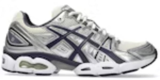 Men Sneakers Gel Nimbus 9 Oatmeal Indigo Fog Best Running Takkies