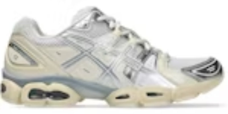 Men Sneakers Gel Nimbus 9 White Pure Silver Best Takkies