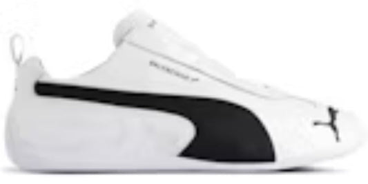 Men's Best Takkies Balenciaga x P Speedcat Leather White Black Sneakers Shoes