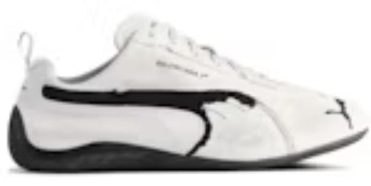 Men's Colourful Takkies Balenciaga x P Speedcat Suede Distressed White Black Sneakers Shoes