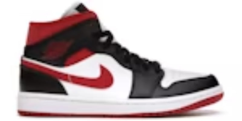 Cute Takkies 1 Mid Black Chile Red White Shoes