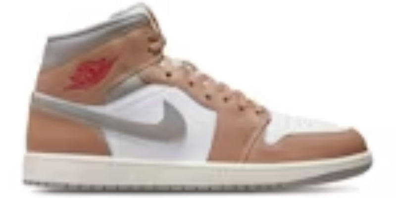 Nice Takkies 1 Mid Hyper Royal Tumbled Leather Shoes