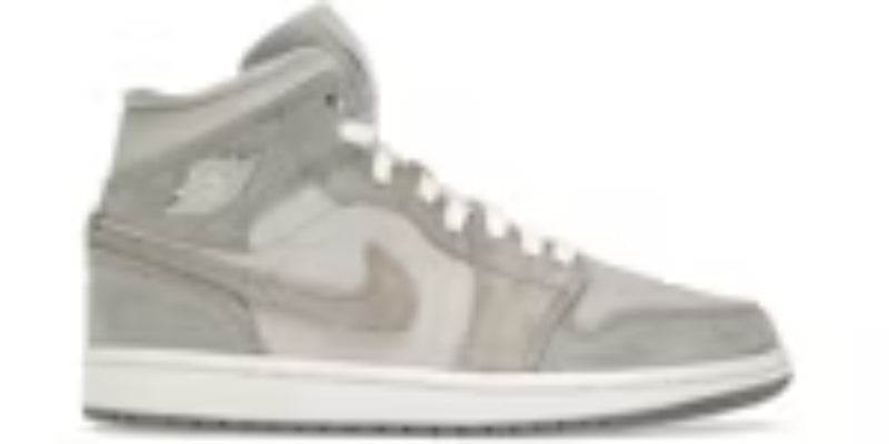 Most Comfortable Takkies 1 Mid Rattan White College Grey Shoes