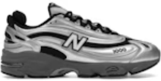 Men's Takkies Shoes N 1000 Black Silver Metallic Sneakers Shoes