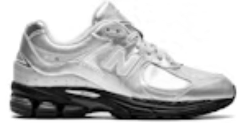 Men's Takkies Shop N 2002R Leather Pack Silver Metallic Sneakers Shoes