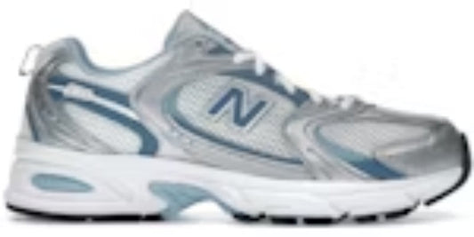 Men's Training Takkies N 530 Silver Metallic Heron Blue Sneakers Shoes