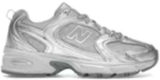 Men's Walking Takkies N 530 Silver Metallic Raincloud Polka Dots Sneakers Shoes