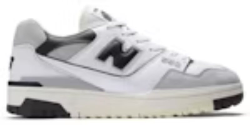 Men's Runner Takkies N 550 Grey White Black Sneakers Shoes