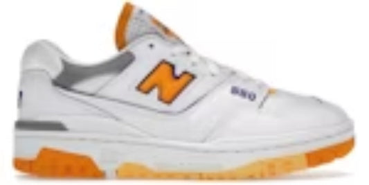 Men's Takkies Shop N 550 White Vibrant Orange Sneakers Shoes