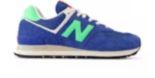 Men's Takkies N 574 Blue Agate Lime Leaf Sneakers Shoes