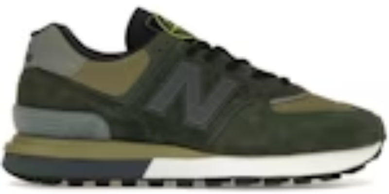 Men's Comfortable Takkies N 574 Legacy Stone Island Dark Green Sneakers Shoes
