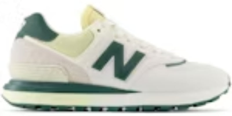 Men's Cute Takkies N 574 Legacy White Pine Green Sneakers Shoes