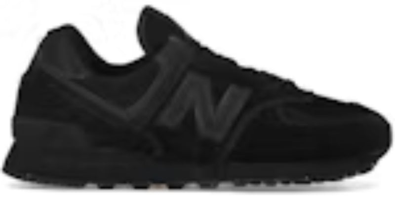 Men's Cheap Takkies N 574 Triple Black Sneakers Shoes