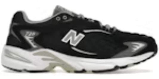 Men's Takkies Shoes N 725 Black Grey White Sneakers Shoes