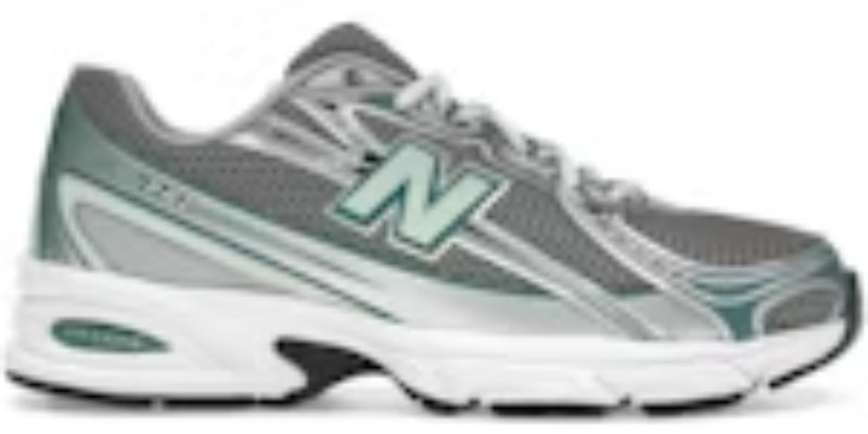 Men's Nice Takkies N 740v2 Silver Metallic New Spruce Sneakers Shoes