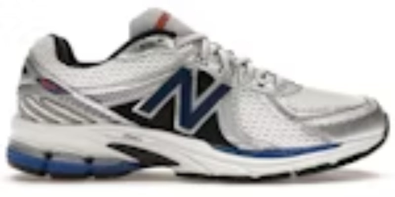 Men's Cute Takkies N 860v2 White Team Royal Silver Sneakers Shoes