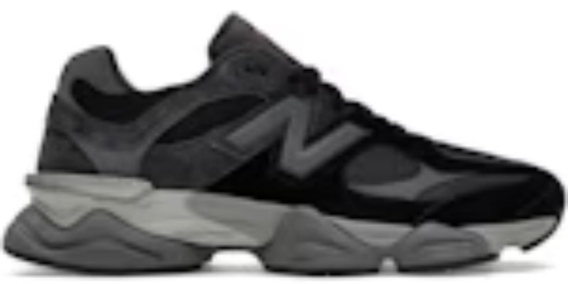 Men's Runner Takkies N 9060 Black Castlerock Grey Sneakers Shoes