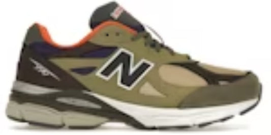 Men's Best Takkies Running N 990v3 MiUSA Teddy Santis Khaki Orange Sneakers Shoes