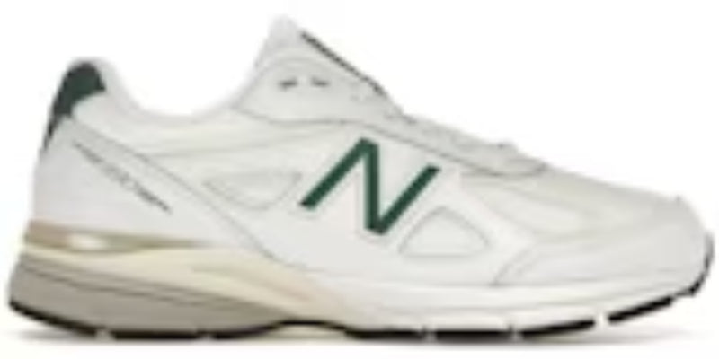 Men's Takkies Shop N 990v4 MiUSA White Green Sneakers Shoes
