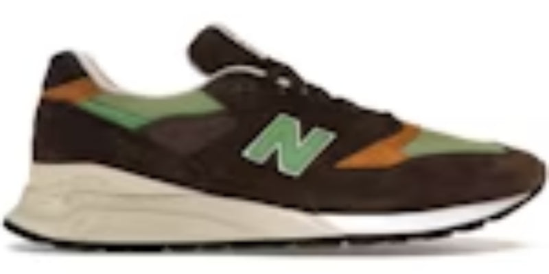 Men's Classic Takkies N 998 MiUSA Teddy Santis Brown Green Sneakers Shoes