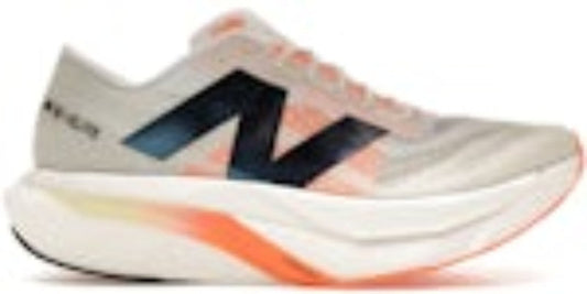 Men's Nice Takkies N FuelCell SuperComp Elite v4 White Angora Hot Mango Sneakers Shoes