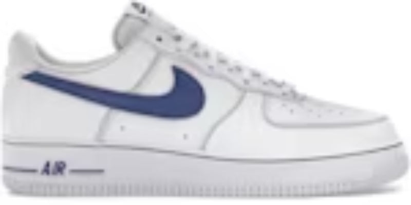 Mens Air Cusion 1 Low 07 LV8 White Deep Royal Blue Takkies Shoes Shoes Sneakers