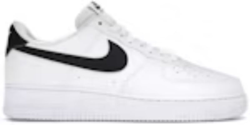 Mens Air Cusion 1 Low 07 White Black Pebbled Leather Best Takkies Shoes Sneakers