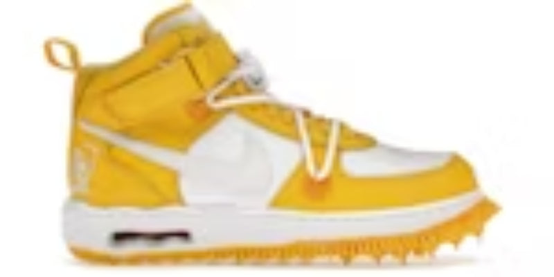 Mens Air Cusion 1 Mid SP Off-White Varsity Maize Different Takkies Shoes Sneakers
