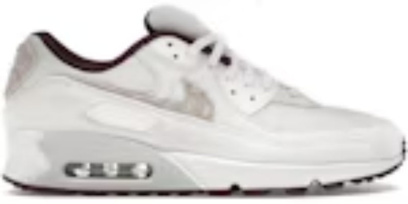 Mens Air Cusion 90 PRM Sail Burgundy Crush Beautiful Takkies Shoes Sneakers