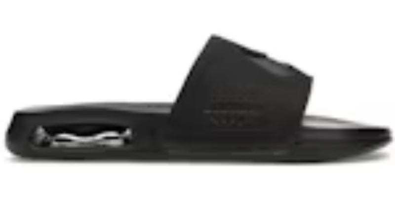 Mens Air Cusion Cirro Slide Triple Black Training Takkies Shoes Sneakers