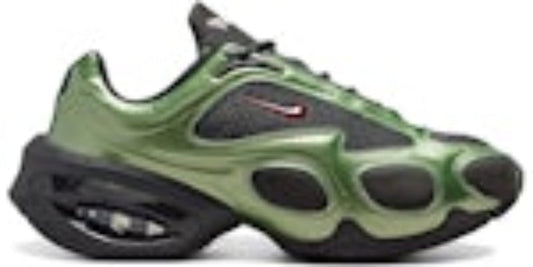 Womens Air Cusion Muse Metallic Oil Green Trending Takkies Shoes Sneakers