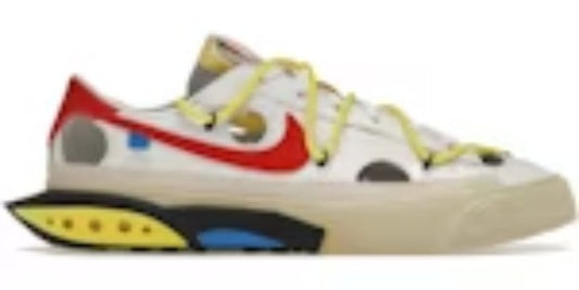 Mens Blazer Low Off-White Black Electro Green Cheap Takkies Sale Shoes Sneakers