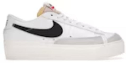 Womens Blazer Low Platform White Black Comfortable Takkies Shoes Sneakers