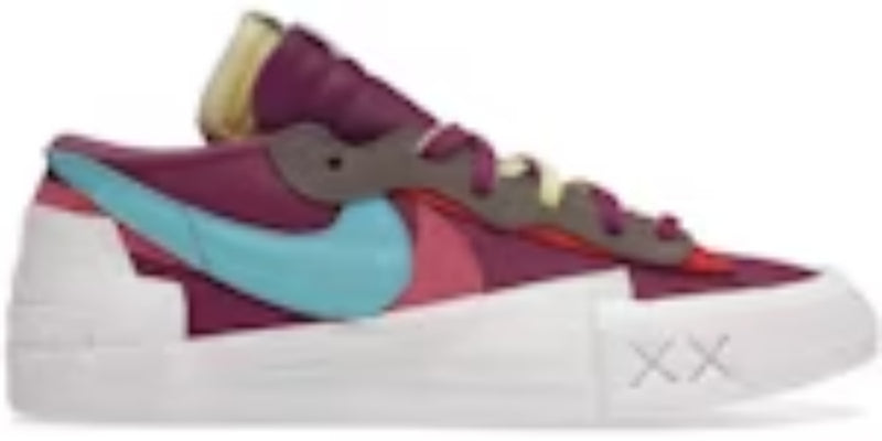 Mens Blazer Low sacai KAWS Purple Dusk Cute Takkies Shoes Sneakers