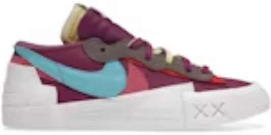 Mens Blazer Low sacai KAWS Purple Dusk Cute Takkies Shoes Sneakers