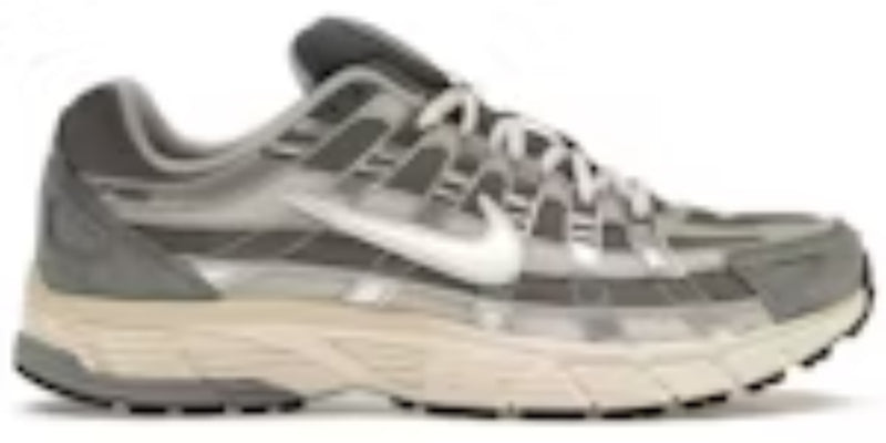 Mens P-6000 Flat Pewter Runner Takkies Shoes Sneakers
