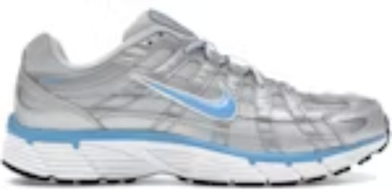 Mens P-6000 Metallic Platinum Pure Platinum Metallic Silver University Blue Best Running Takkies Shoes Sneakers