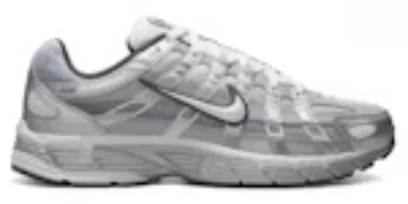 Mens P-6000 Metallic Silver Summit White-Wolf Grey Best Takkies Running Shoes Sneakers