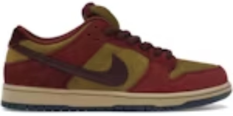 Mens SB-D Low Dark Team Red Olive Flak Cool Takkies Shoes Sneakers