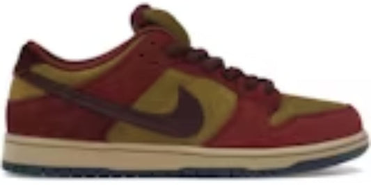 Mens SB-D Low Dark Team Red Olive Flak Cool Takkies Shoes Sneakers