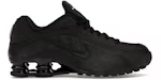 Womens Shox R4 Black Slip On Takkies Shoes Sneakers