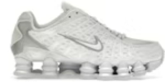 Womens Shox TL White Metallic Silver Max Orange Nice Takkies Shoes Sneakers